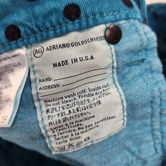 Adriano Goldschmied The Stevie Ankle Slim Straight Leg Corduroy Pants Jeans 25R - Picture 9 of 11